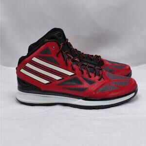 Adidas Sprint Men's Basketball Sneakers Size 10.5 Red/Black Athletic Shoes